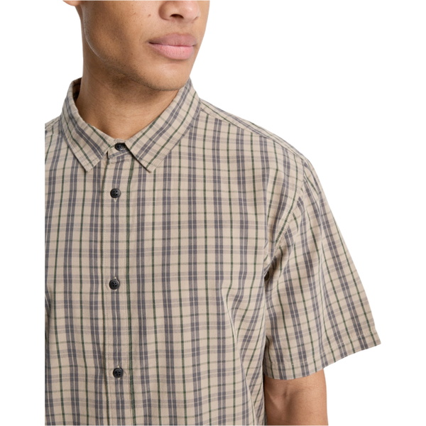 2026 Quiksilver Herre Stonetown Skjorte EQYWT04674 - Seneca Check Stonetown